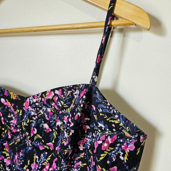 NWT FRENCH CONNECTION FLORAL SPAGHETTI STRAP BODYCON SWEETHEART NECK DRESS SZ 10 - Picture 8 of 15
